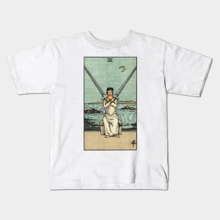 TWO OF SWORDS Kids T-Shirt